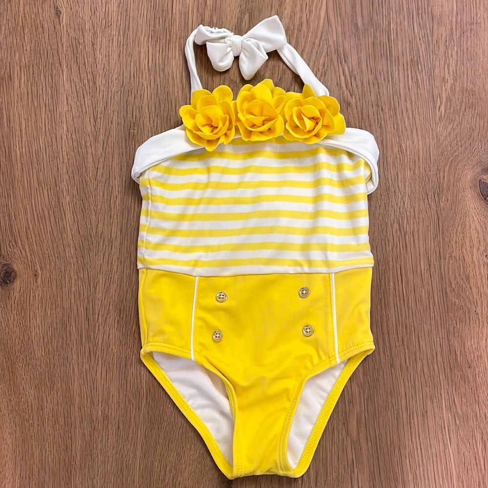 Retro Button Swimsuit